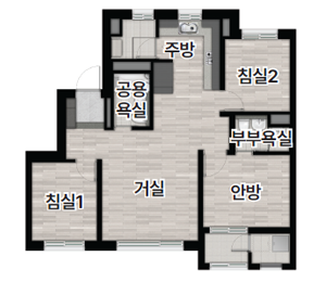 59㎡ A타입 평면도